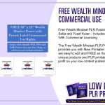 Free Wealth Mindset PLR Poster Commercial Use
