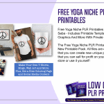 Free Yoga Niche PLR Printables