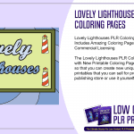 Lovely Lighthouses PLR Coloring Pages