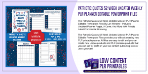 Printable Weekly Planner Patriotic