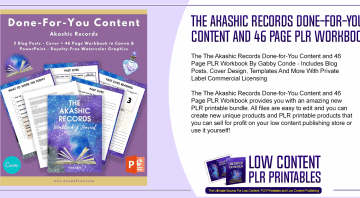 The Akashic Records Done for You Content and 46 Page PLR Workbook