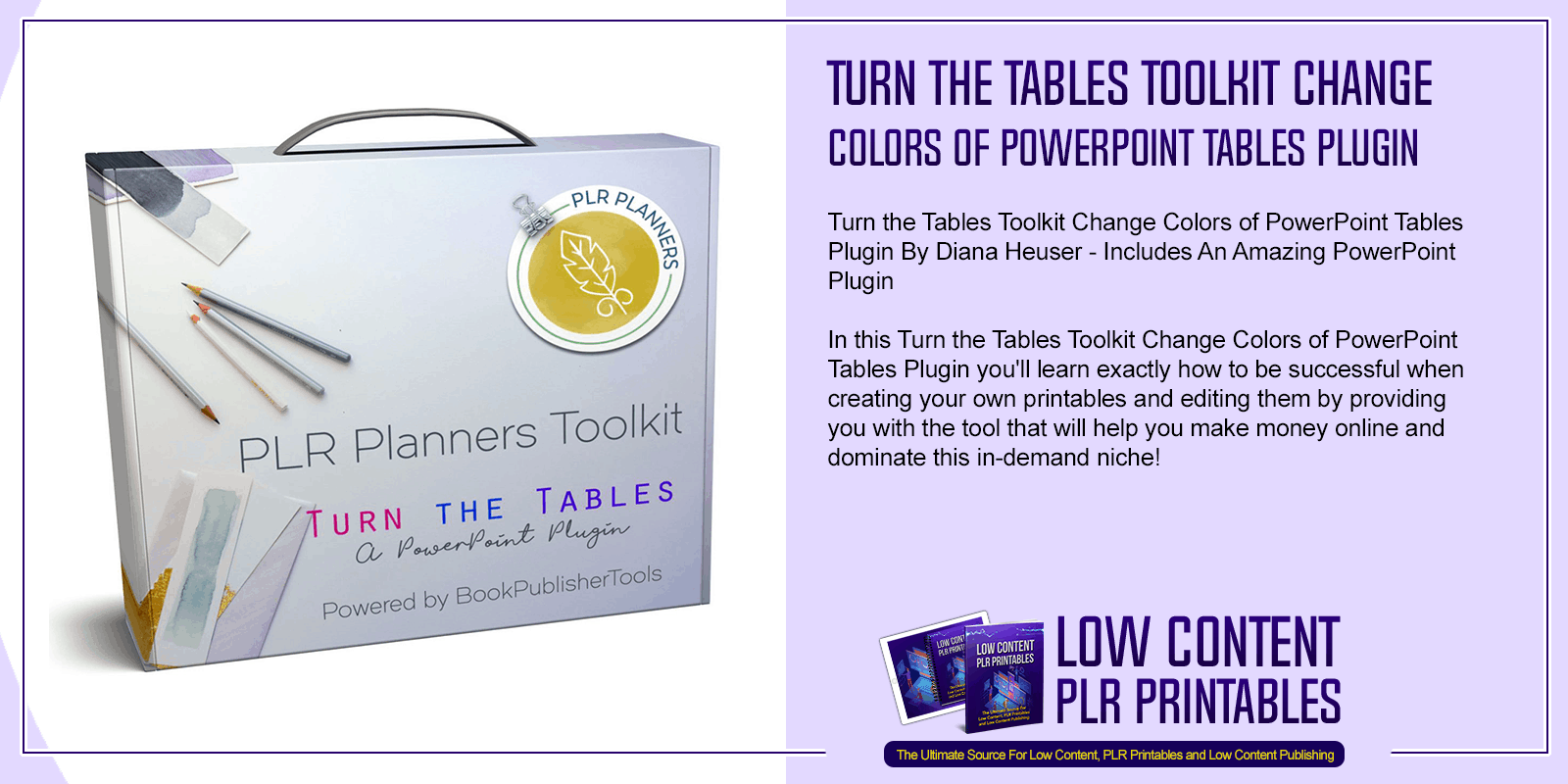 Turn the Tables Toolkit Change Colors of PowerPoint Tables Plugin