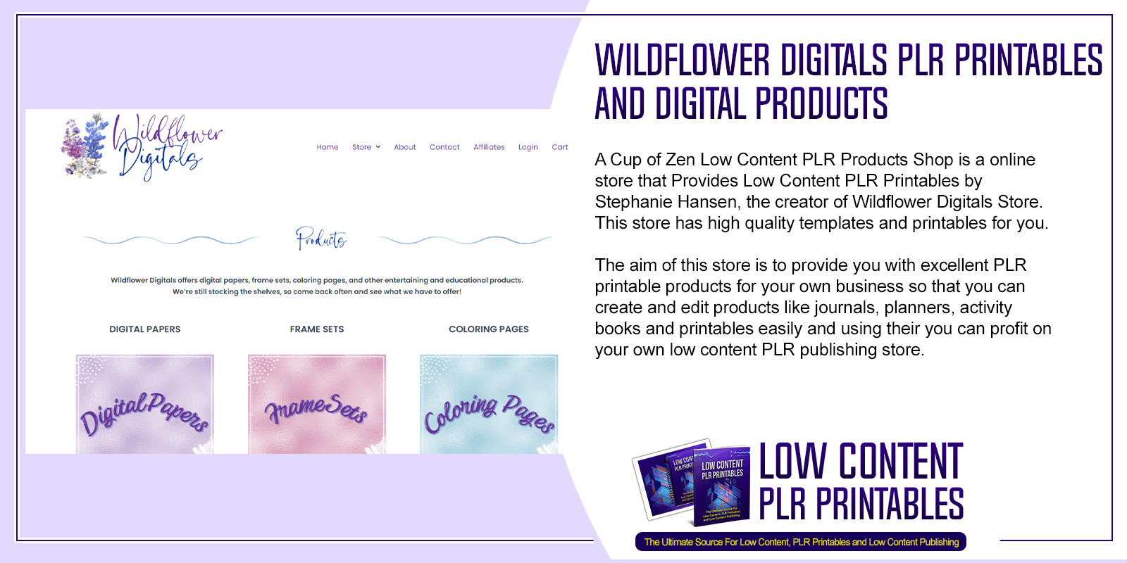 Wildflower Digitals PLR Printables and Digital Products