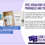 Free Visualizing Success PLR Niche Printables and POD