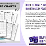 House Cleaning Planner PLR Template 32 Unique Pages in PowerPoint and PDF