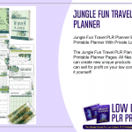 Jungle Fun Travel PLR Planner
