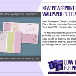 New Powerpoint Desktop Wallpaper PLR Templates