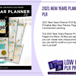 2021 New Years Planner PLR