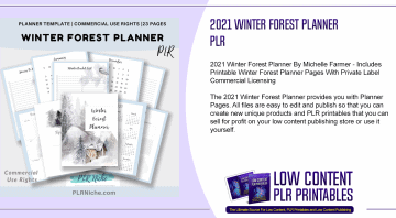 2021 Winter Forest Planner