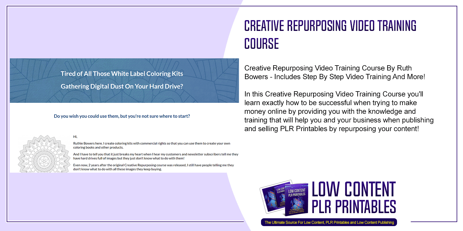 Creative Repurposing Video Training Course