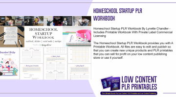 Homeschool Startup PLR Workbook