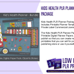 Kids Health PLR Planner Package