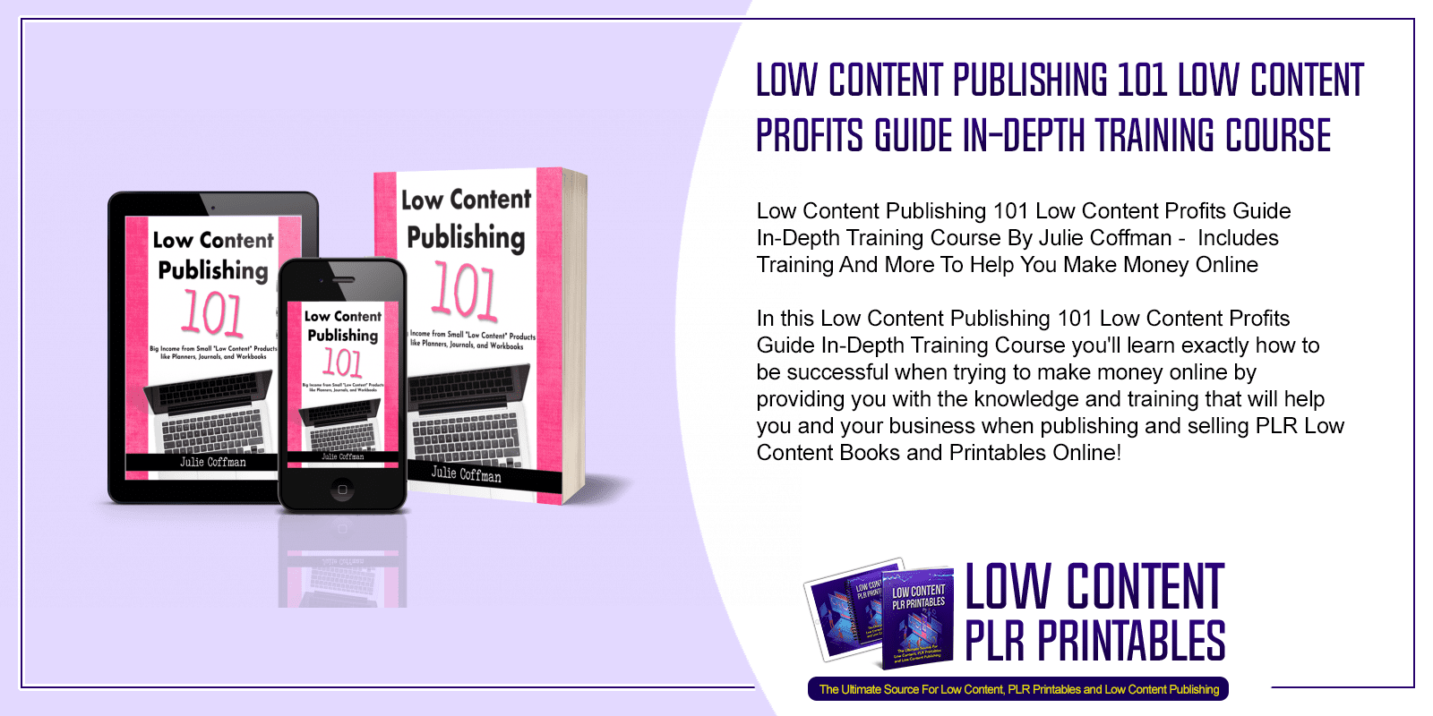 Low Content Publishing 101 Low Content Profits Guide In Depth Training Course