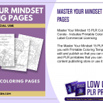Master Your Mindset 15 PLR Coloring Pages