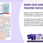 Reading Lovers Reading PLR Planner Powerpoint Template