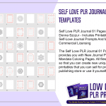 Self Love PLR Journal 61 Pages Powerpoint Templates