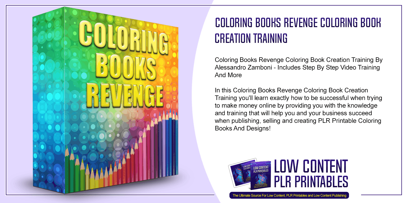 Coloring Books Revenge Coloring Book Creation Training