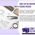 Done For You Unicorns PLR Coloring Designs Package