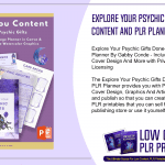 Explore Your Psychic Gifts Done for You Content and PLR Planner