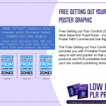 Free Getting out Your Comfort Zone PLR Poster Graphic