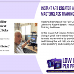 Instant Art Creator Art Creation Masterclass Training Using AI