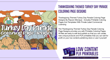 Thanksgiving Themed Turkey Day Parade Coloring Page Designs