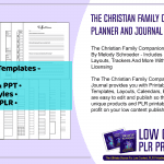 The Christian Family Companion PLR Planner and Journal