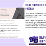 Create 30 Products in 30 Days Training Program