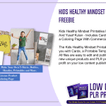 Kids Healthy Mindset Printables PLR Freebie