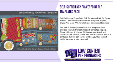 Self Sufficiency PowerPoint PLR Templates Pack