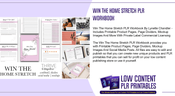 Win The Home Stretch PLR Workbook