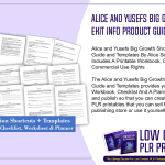 Alice and Yusefs Big Growth Shortcuts EKit Info Product Guide and Templates