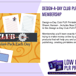 Design a Day Club PLR Printable Templates Membership