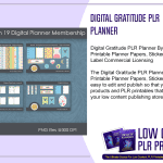 Digital Gratitude PLR Planner