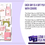 Each Day is a Gift PLR Planner 133 Pages with Covers