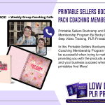 Printable Sellers Bootcamp and PLR Medic Pack Coaching Membership Program