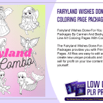 Fairyland Wishes Done For You PLR Coloring Page Packages