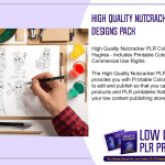 High Quality Nutcracker PLR Coloring Designs Pack