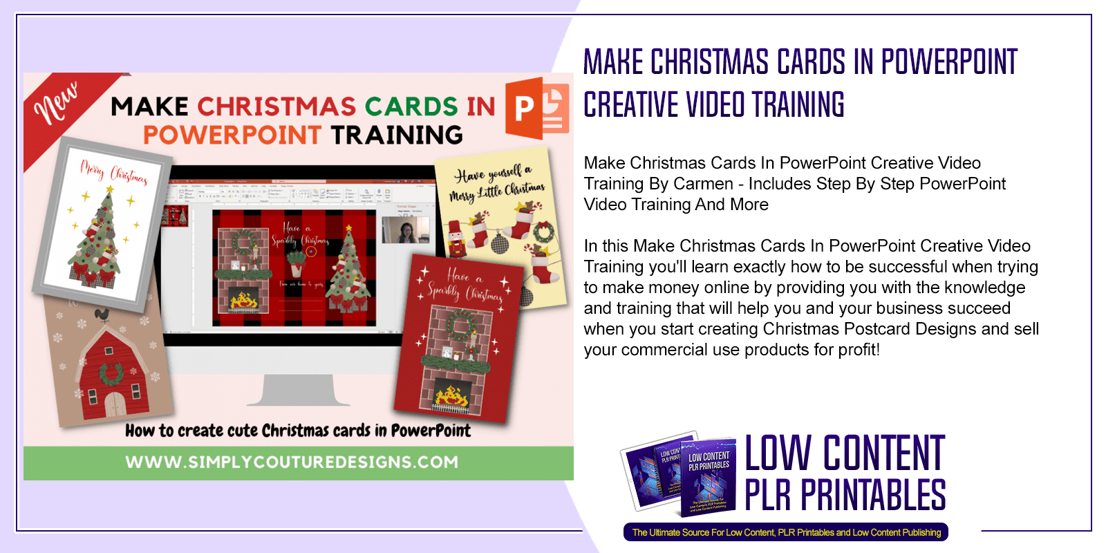 Make Christmas Cards In PowerPoint Creative Video Training