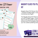 Naughty Elves PLR Planner Templates and Kit