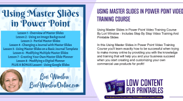 Using Master Slides in Power Point Video Training Course