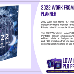 2022 Work from Home PLR Planner