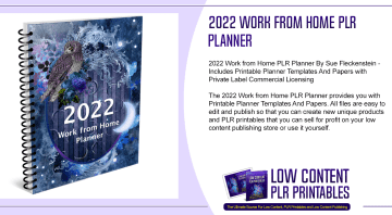 2022 Work from Home PLR Planner