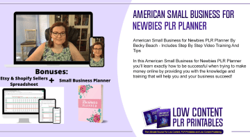 American Small Business for Newbies PLR Planner