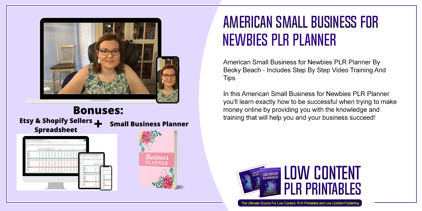 American Small Business for Newbies PLR Planner