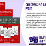 Christmas PLR Coloring Page