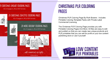 Christmas PLR Coloring Page