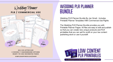 Wedding PLR Planner Bundle