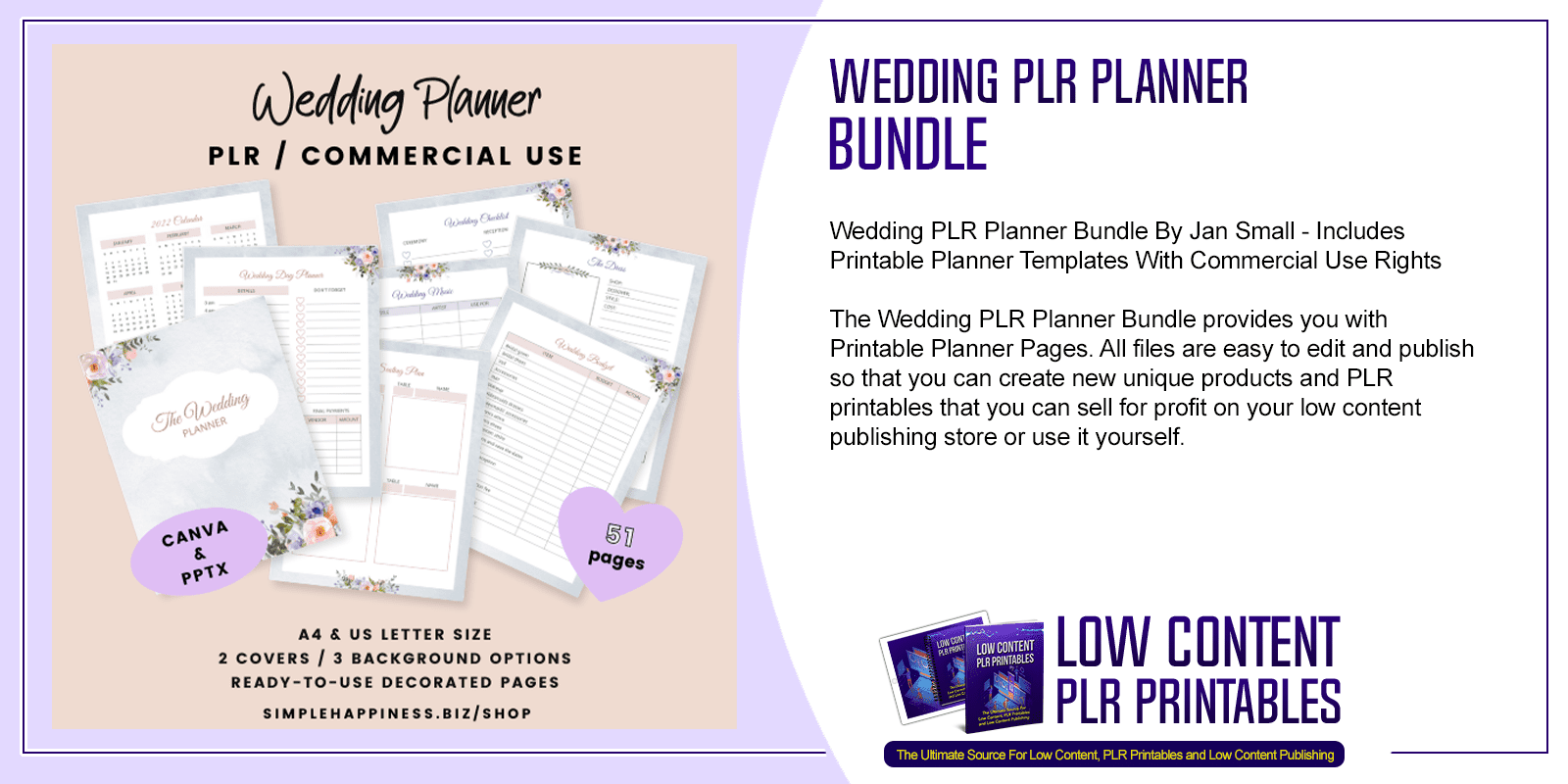 Wedding PLR Planner Bundle