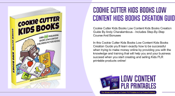 Cookie Cutter Kids Books Low Content Kids Books Creation Guide